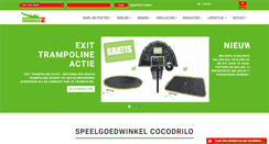 Desktop Screenshot of cocodrilo.be